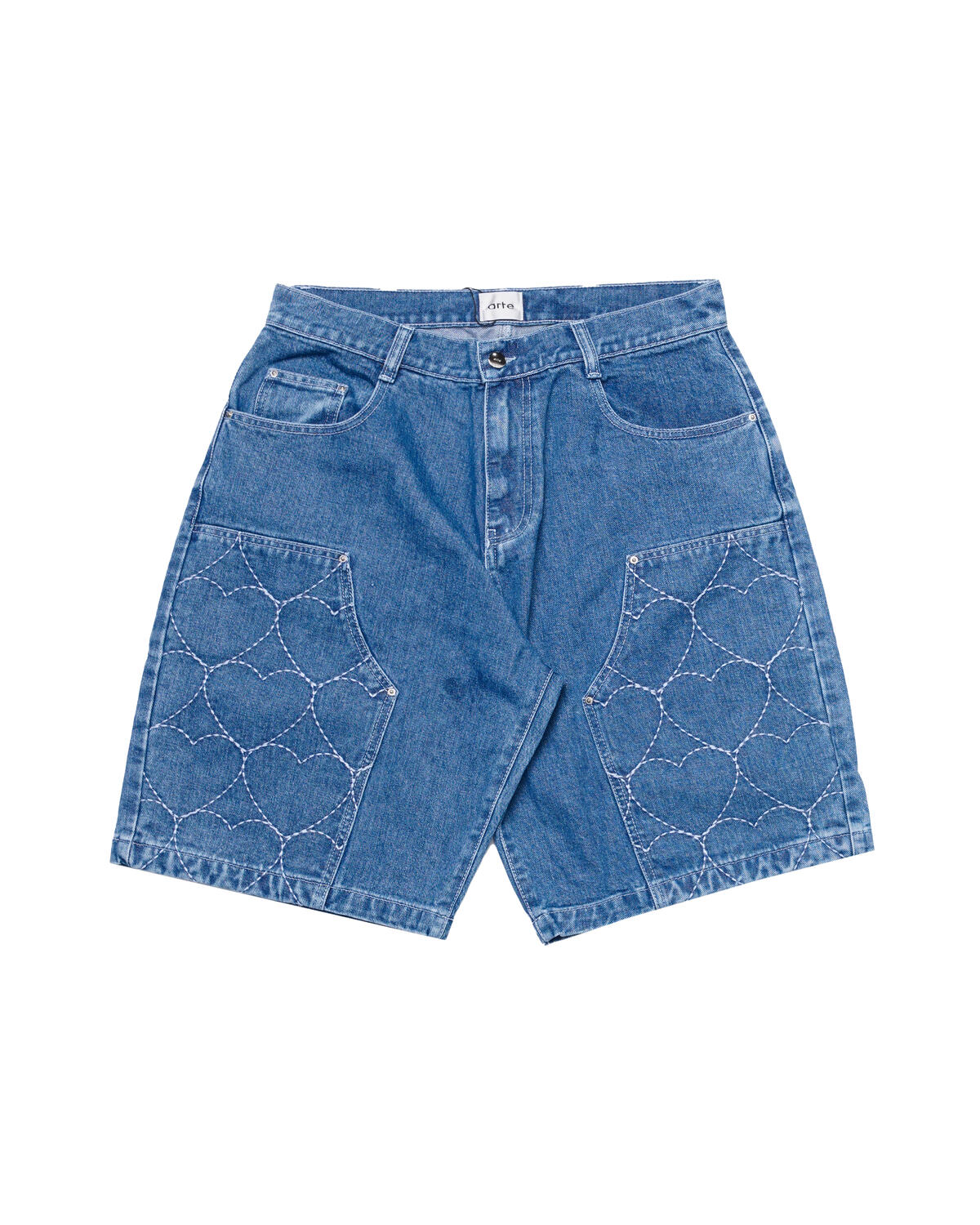 Arte Antwerp Serena Heart Shorts | SS24-075SHO-DBH | AFEW STORE